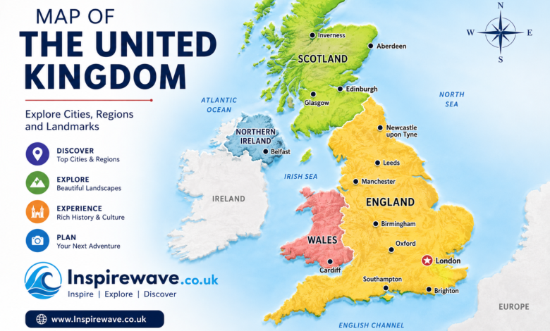 Map of the UK