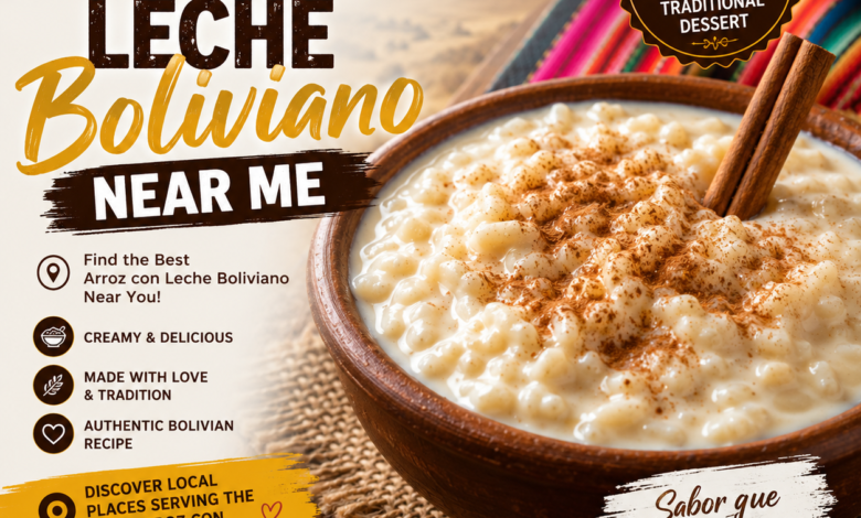 best arroz con leche boliviano near me